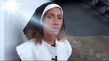 Nasty Nun #1: Nun Ebony, Briane Cristina Gets 3 Giant Poles In Her Little Rear (DAP, Ass Play, BBC, 3on1, ATM, Oral, Lean) OB628