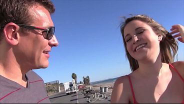 Cutie 18 Light-haired Slammed By An Older Man