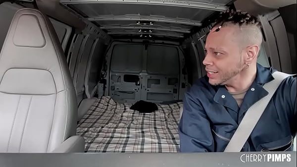 Interracial BBC Stuff In A Van For Huge Boobs Blonde Hitchhiker Ella Reese And Donny Sins