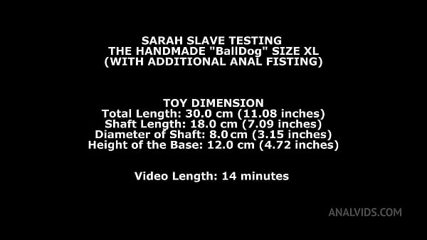 Sarah Servant Testing The Handmade "Balldog" Size XL (With Additional Butt Sex Fisting) TWT077