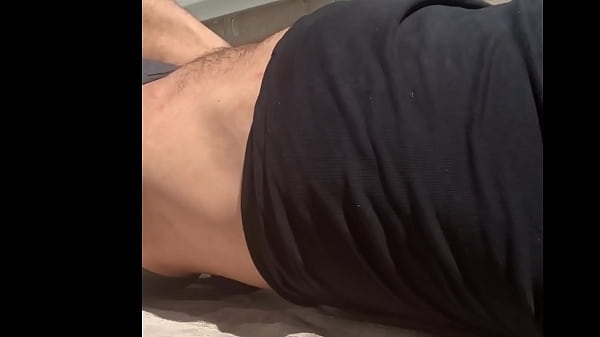 Compilation Of Shorts Gaping And Sunning Stop Action On Patio In Grey Briefs Underwear