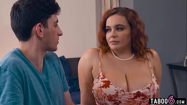 Huge Titties BBW MOMMY Stepmom Natasha Nice Helped Her Stepson With Stamina