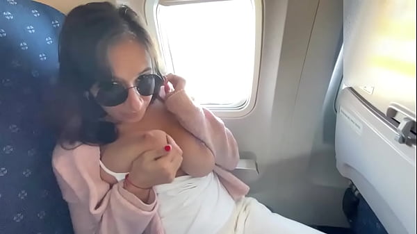 Alluring Stewardess Cummed Vigorous On The Plane Toilet 10’000m Alt When She Flew On Vacation With Her Lover