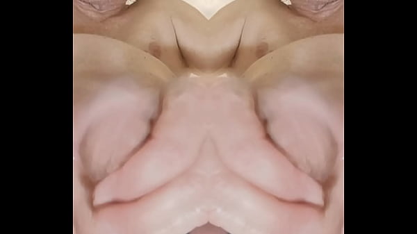 Mirranuz M81 20250619€ DP Glass Beaded Cram And Knotted Dildo Both Rail My Anus Standing At Bed Table
