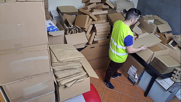 Sexy Latina Goddess Chief Snags Employee On The Phone