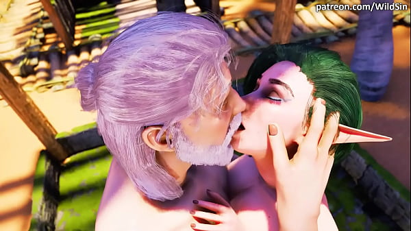 The Witcher Geralt Nails A Voluptuous Sweet Elf In The Shower