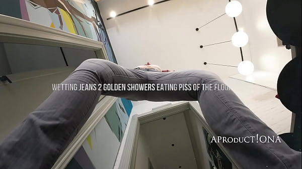 Wetting Jeans Getting 2 Peeing And Savorring Pee Of The Floor