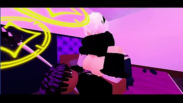 2B Is Blacked By Two Big Black Cocks In Whorblox