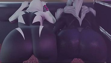 Spider-Gwen Y Black Cat Son Buenas Amigas :)