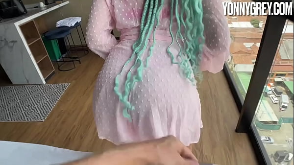 Bug Rear Latina HOTWIFE Plows Her Airbnb Guest