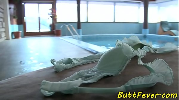 Delightful Eurobabe Buttfucked Slowly