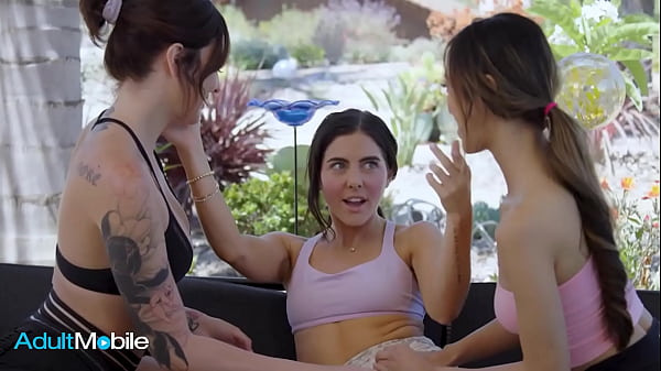 ADULTMOBILE - Watch The Sultriest Going Down Menage With Charlotte Sins, Alexia Anders And Theodora Day