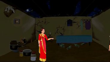 Bhootiya Bahu Ki Kahani Full 25 Minute Hindi Horror Story Style Animation
