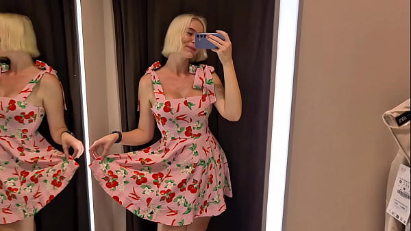 Alluring Try On Haul Clothes Fitting In The Mall. Nude MyCandyAlice In The Fitting Room Of The Mall