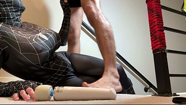 Spider Girl ANAL INTERNAL FINISH With A Huge Boobs Bounces Prick Until He Climaxes . Ass Play Obliterated By Oversized 8inch Cock