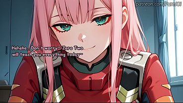 Zero Two Needs To Solve Bad Connectivity Issue With A Sexy Sex (JOI)