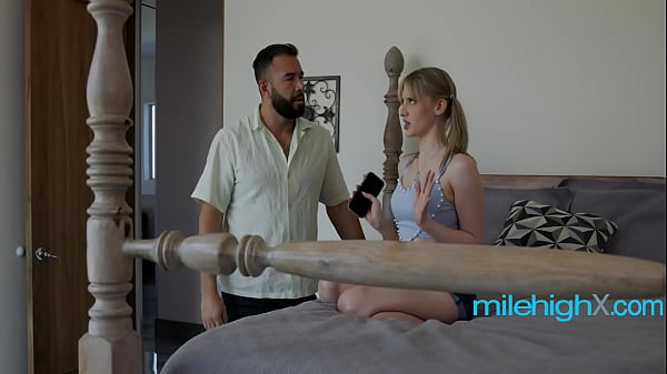 I Can Pay Rent If You Help Me Make Some Content! (Crossleg Cowgirl On Her Landlords Shaft)