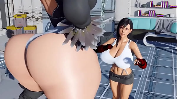 Tifa And 2B Huge Giantess And Boob Expansion