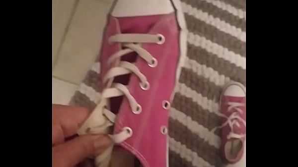 Jizzing In Pink Converse Sneakers