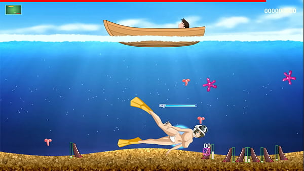 Amakorium [PornPlay Hentai Game] Ep.1 Top Less Bikini Diving To Make Him Seed More Than 6 Times
