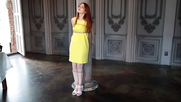 Gal Tied To A Column