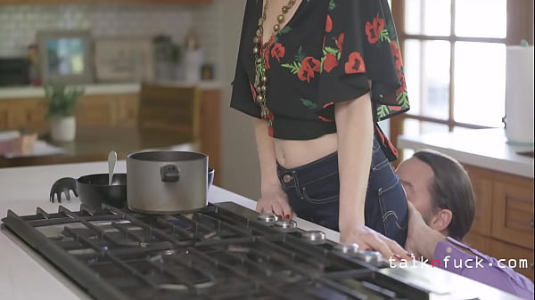 Kitchen Freeuse Forbidden Trio - Angeline Red,Jessica Ryan, Stroke Vegas | TalknFuck