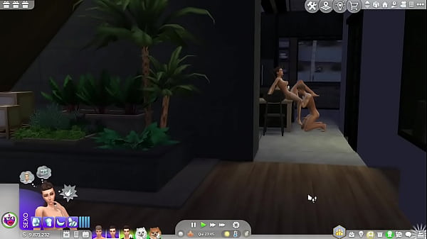 The Sims 4 No Flagra Pegando Minha Prima De Ladinh0 Na Cozinha