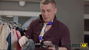 DADDY4K. My StepDaddy Is Interviewing My Honey While He Stuffs Her