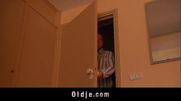 Old Boss Evaluates His Nubile Clerk With Pound