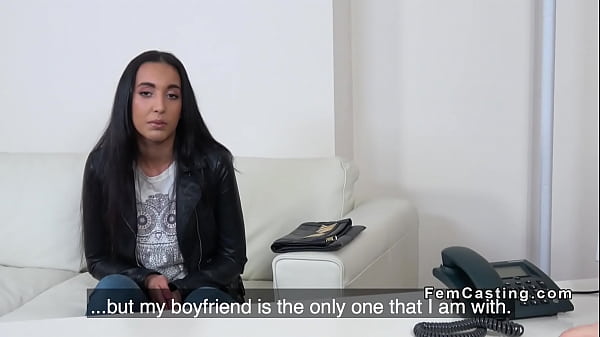 Tanned Raven-haired Model Slurps Female Agent