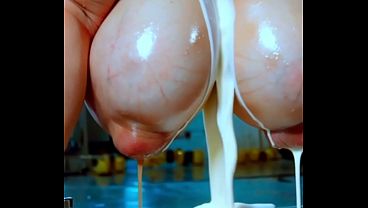 3D AI HQ Titty Expansion Golden-haired Solo Massive Naturals Sturdy Tits Lactating Boob Pump On Top POV WSound Added