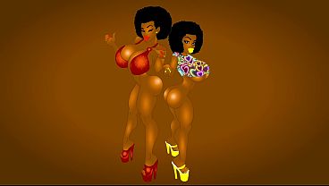 The Onion Twinz Two Bubble-butt Ebony Goddesses Tremble Their Asses