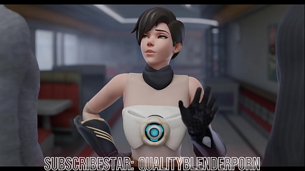 Tracer Gets Double-Teamed By Large Boners