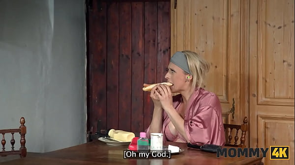 MOMMY4K. Stepmommy Was Having Fun With A Sausage, And Then With New Member