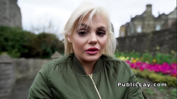 British Massive Naturals Hottie Pounds In Public