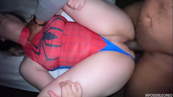 Light-haired Vixen Gets Rammed Missionary In Spidergirl Suit By BBC (interracial)