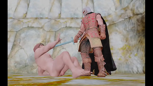 3D Gay PORN - Guard Gets Hot To Pound Smoking Bare Guy