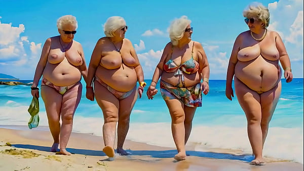 Four Grannies With Big Titties
