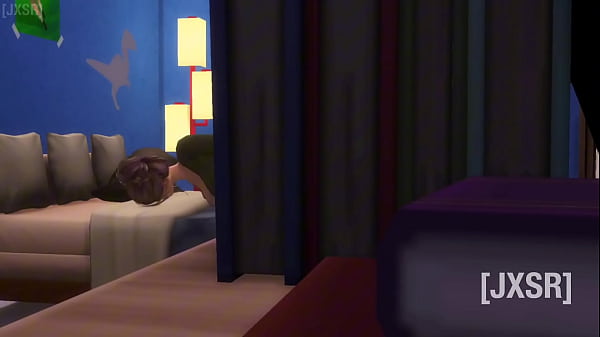 Lonely Mature Serves Herself - Sims 4