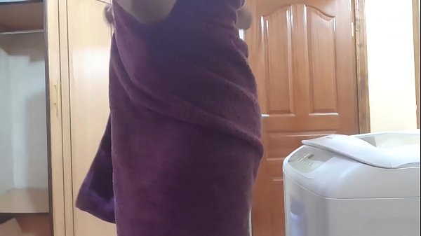 Indian Stepmother Hidden Camera After Shower Gets Lustful (1)
