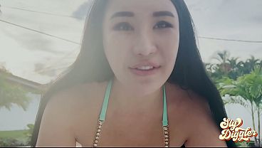 Pool Cleaner Gets Lucky W/ Suki Sin
