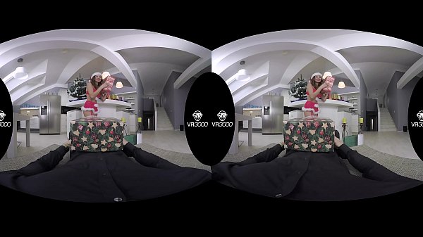 3000girls.com Ultra 4K VR Happy Holidays Santas Lil' Helper Ft. Rosaline
