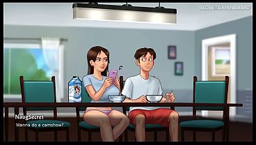 Quick Heated Snogging With His Randy Scorching Stepmommy In Her Car - Summertime Saga Developed By DarkCookie - 3D Hentai Porn Games
