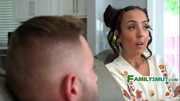 Stepdaddy Drills Me While I Talk To Stepmother On The Phone | FamilySmut
