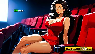Colombian HOTWIFE Plowed In Cinema By Nubile Outsider - Extreme Risky Public Fun