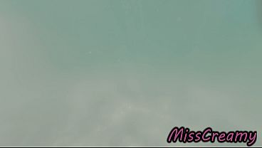 We Got Caught! My Lecturer Handjobs My Prick Underwater On Nude Beach Outdoor Romp 4K
