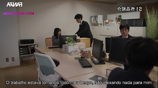 Novinha Peituda Dá Pro Colega De Trabalho - LEGENDADO