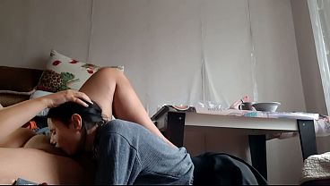 I Grant My Honey A Head Massage While She Blows, Kisses, And Worships My Pussy