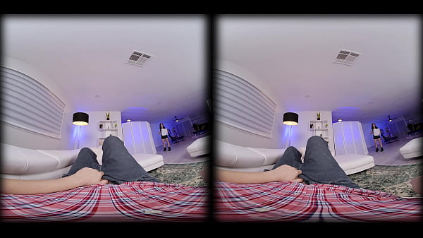 VRConk Sizzling Chestnut-haired Postgirl Swallowing For Package VR Porn