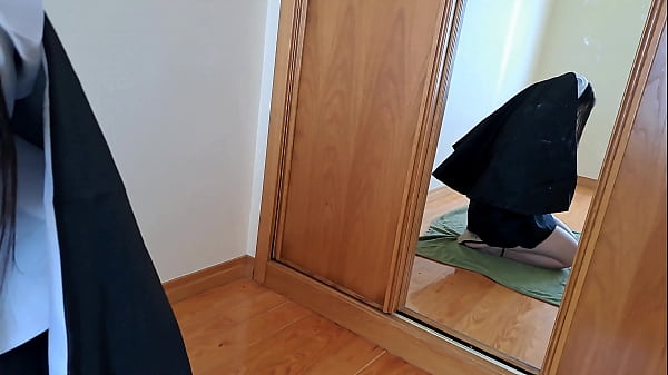 Alluring Nun Sins For The Very First Time